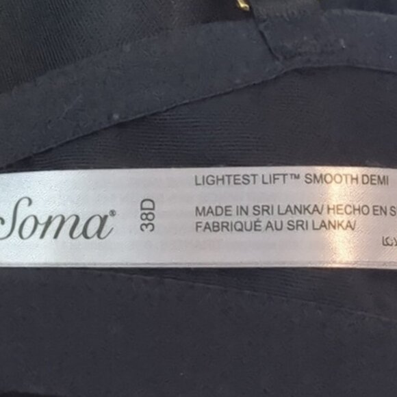 Soma 38D Bra Underwired LIGHTEST LIFT Smooth Demi Multiway Straps - Picture 5 of 5
